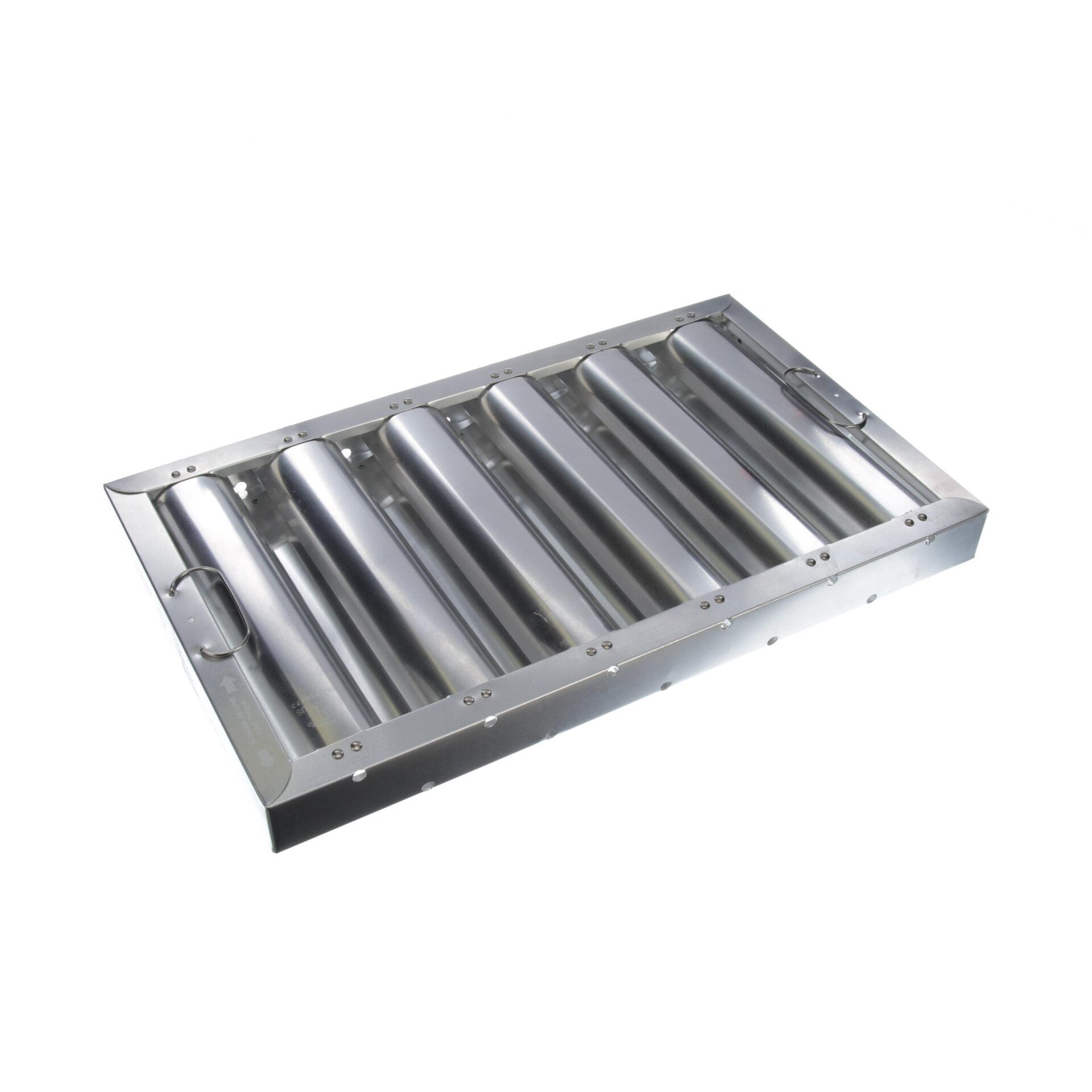 Type VI 12" H x 16" W x 1-3/4" D Aluminum Baffle Grease Filter - Image 5