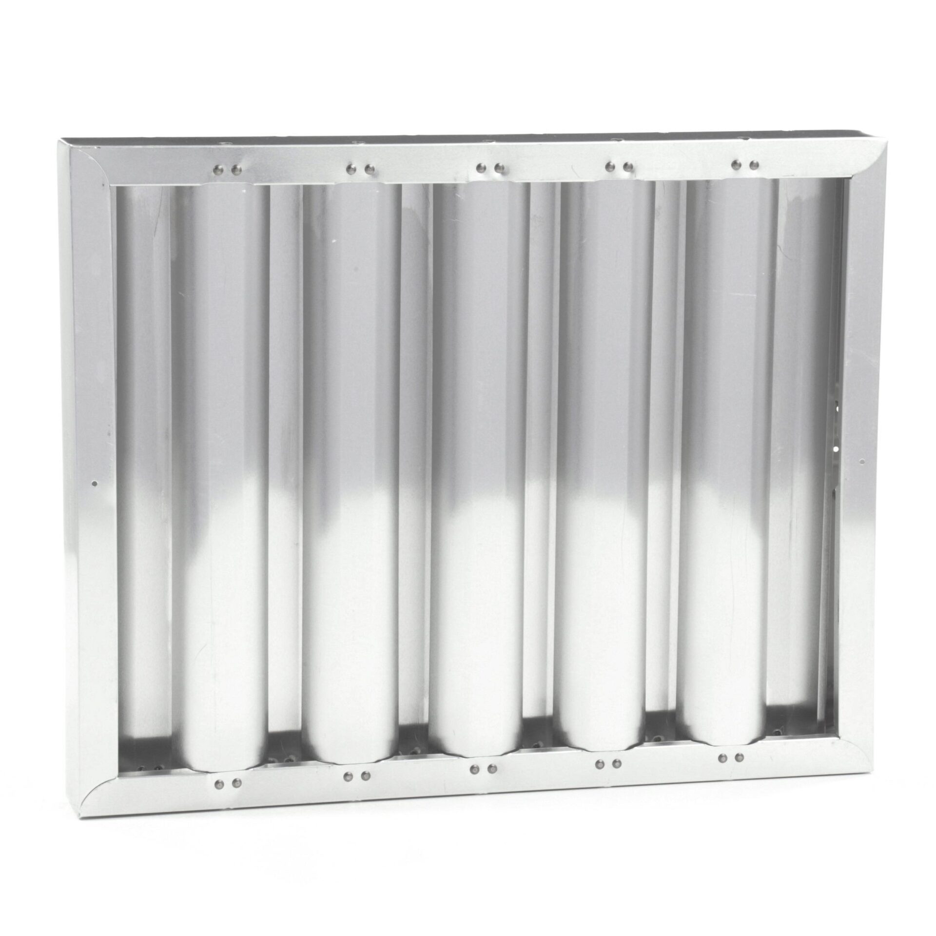 Type VI 16" H x 20" W x 1-3/4" D Aluminum Baffle Grease Filter - Image 3