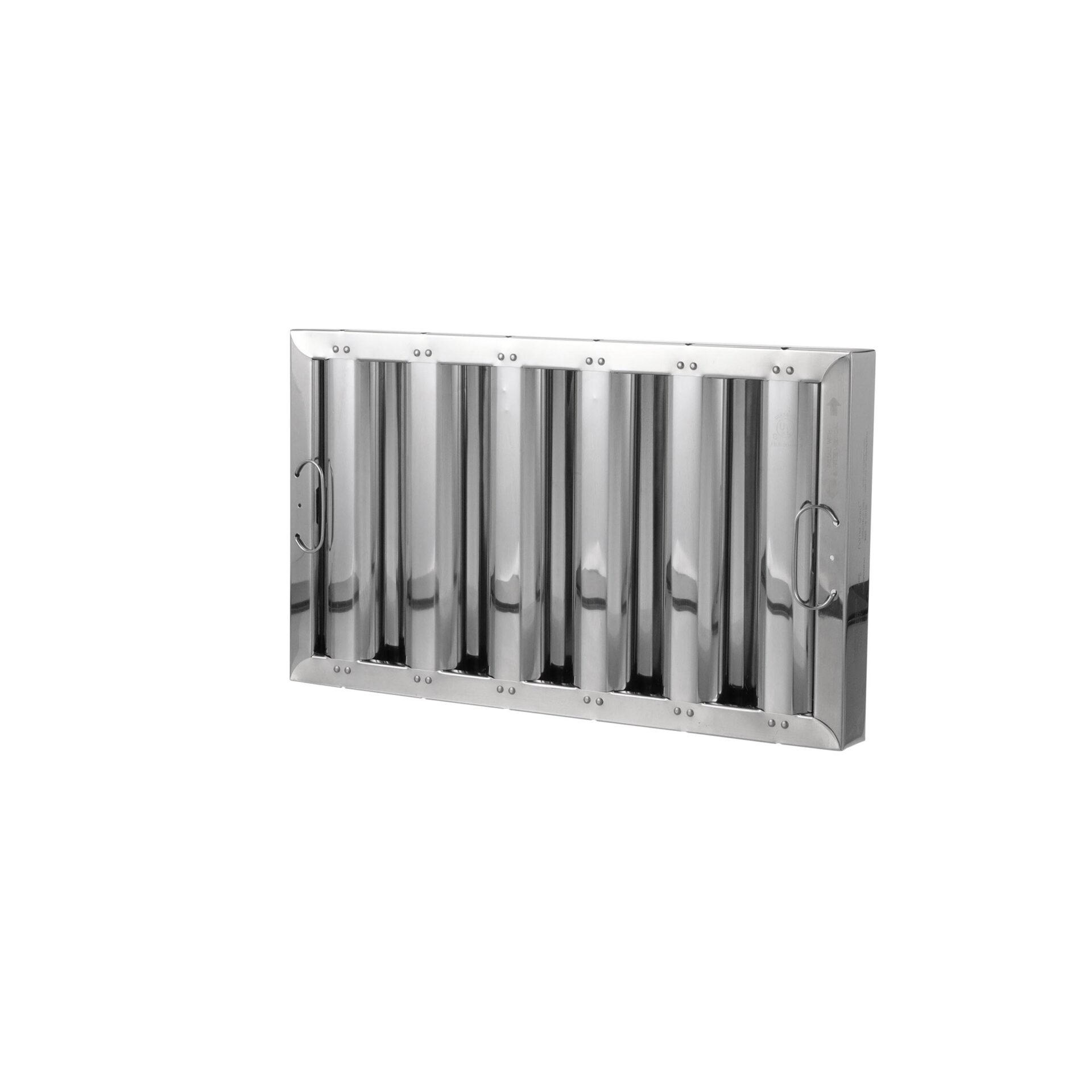 Type VI 12" H x 16" W x 1-3/4" D Stainless Steel Baffle Grease Filter - Image 4