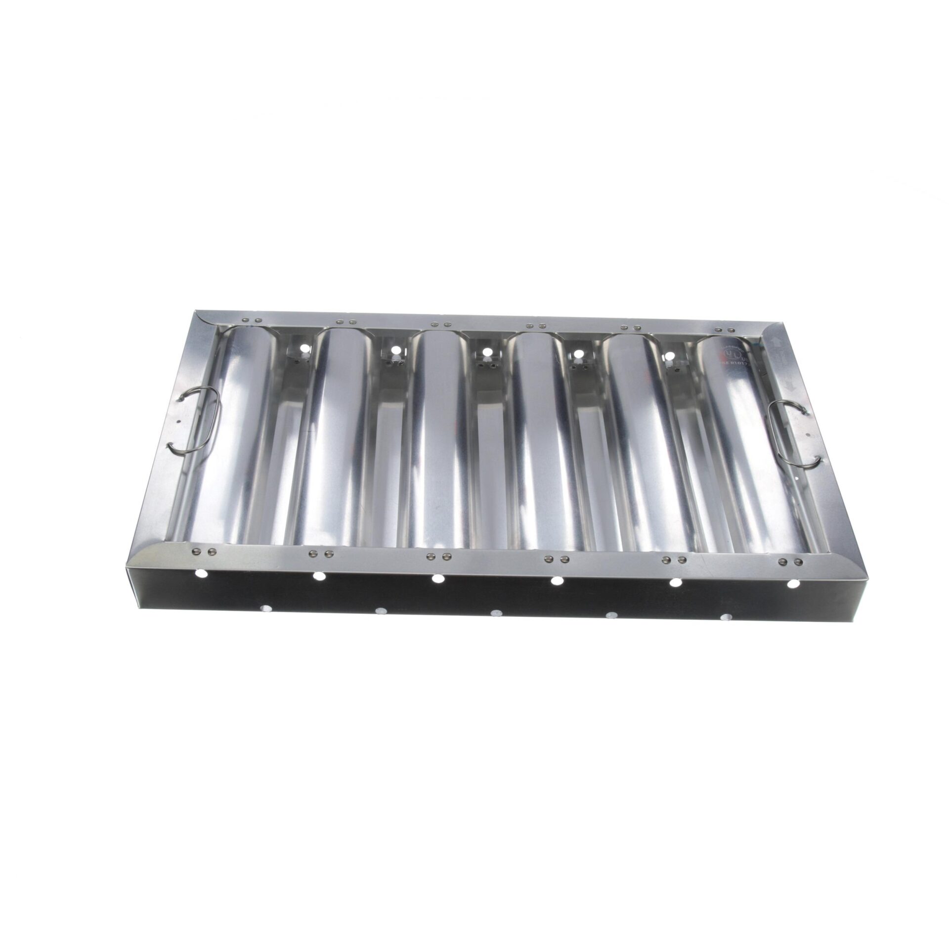 Type VI 10" H x 20" W x 1-3/4" D Aluminum Baffle Grease Filter - Image 4