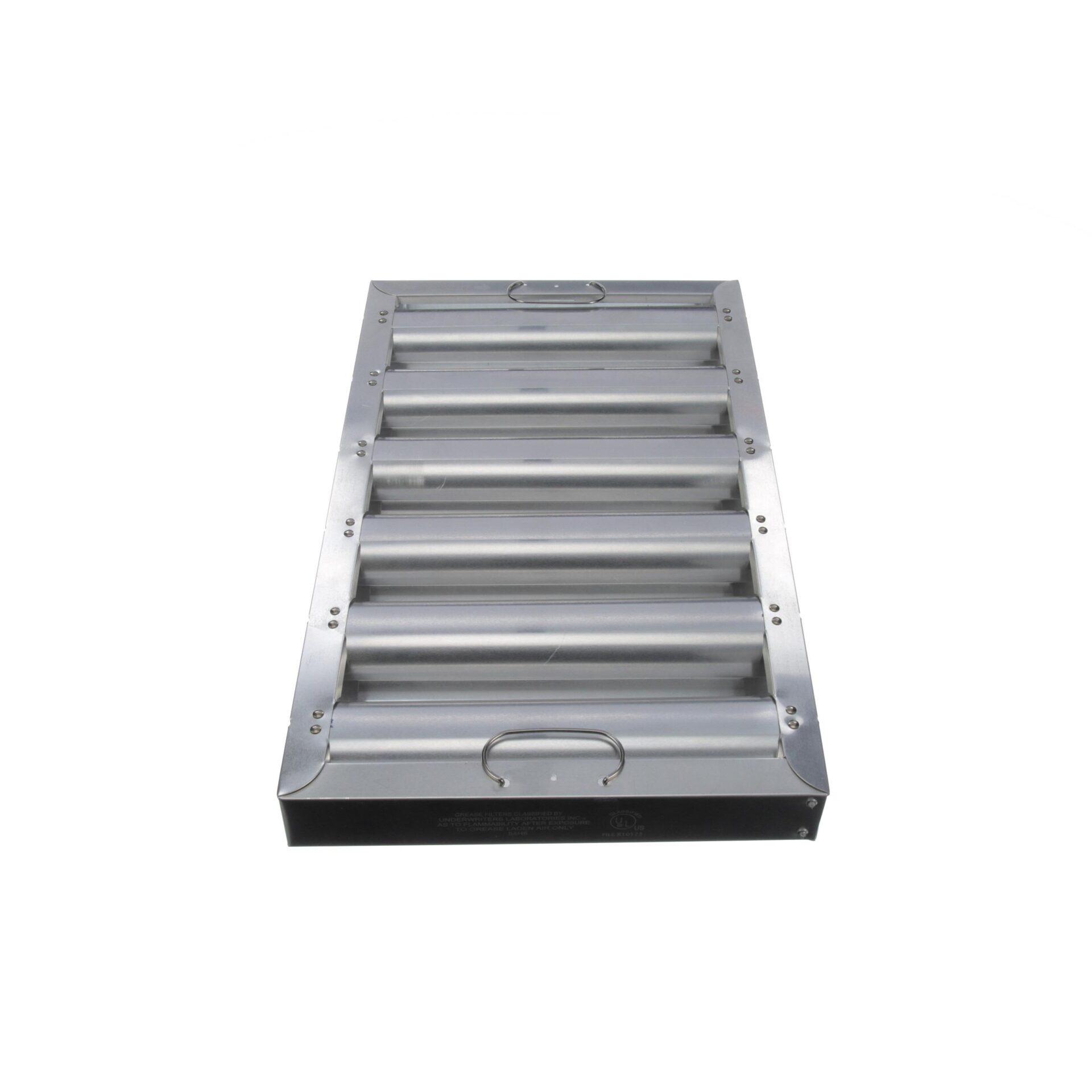 Type VI 12" H x 16" W x 1-3/4" D Aluminum Baffle Grease Filter - Image 2